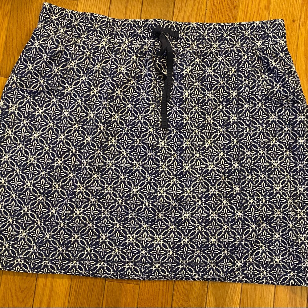 FAUX WRAP SKORT WITH SHORTS UNDERNEATH